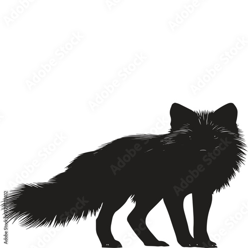 High‑quality wolf silhouette vector set featuring strong wild wolf