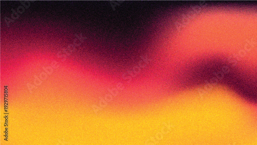 Dark purple red orange grainy gradient background, vibrant abstract blurred noise texture for header, poster, banner, wallpaper design