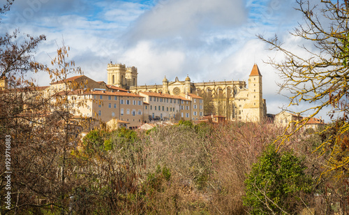 Cathedral and Armagnac tower in Auch - France