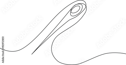 A stylized illustration of a single, elongated, swirling entity Vector