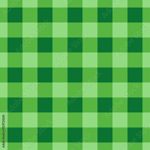 Wallpaper Mural Happy saint Patrick's day. Gingham check plaid pattern in colorful green. Seamless gingham check vector for  fabric, wrapping, wallpaper. Decorative print. Torontodigital.ca