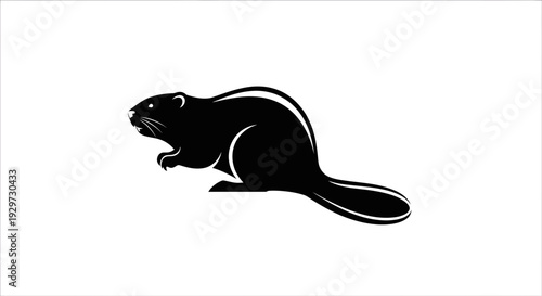 black beaver silhouette