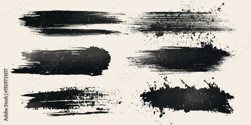 Abstract Black and White Ink Splats Creating a Grunge Effect. Transparent PNG available detailed ink splats Hyper realistic Highly Detailed Isolated On Transparent Background