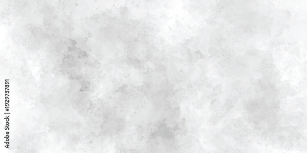 Fototapeta premium White Paper and Gray Watercolor Abstract Background with Black Grey Cloudy Sky, Marble and Old Grunge Cement Wall Texture – Vintage Artistic Backdrop