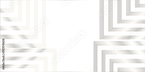 Abstract architecture background line design. Illustration with digital render platform and square connected by lines. Interior design concept futurists background. 