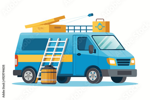 cartoon ambulance car