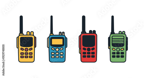 Walkie Talkie Line creative abstract color