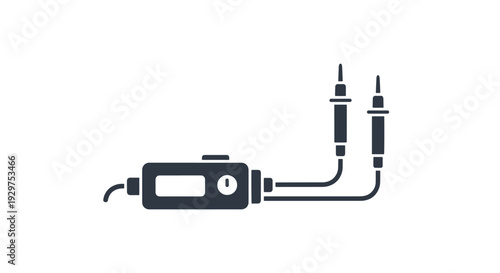 Voltage Tester Line minimal elegant color illustration