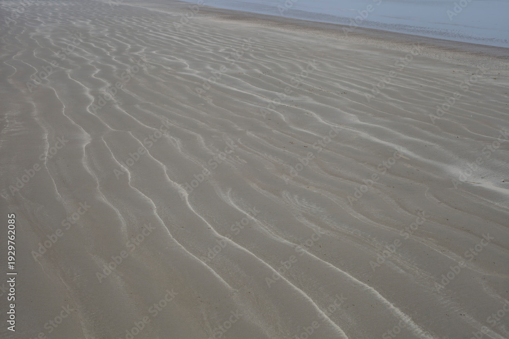 Obraz premium wave patterns on sand