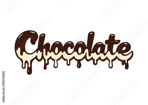 Chocolate stylized text vector
Vector stylized text on a white background