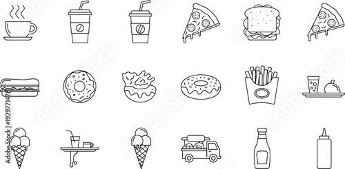 Food and drink icons