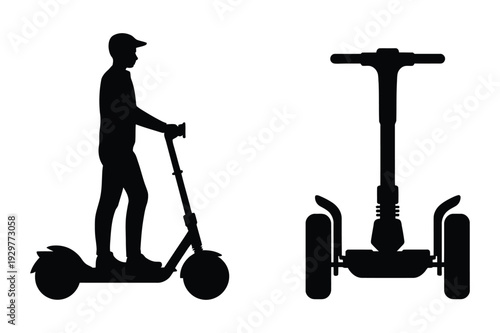Electric scooter and segway