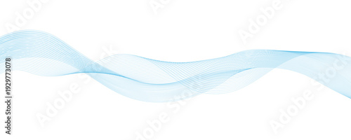 Premium background design with blue line pattern (texture) in luxury pastel colour. Abstract horizontal vector template for business banner, formal backdrop, prestigious voucher, vector