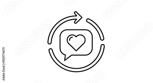 heart love feedback symbol