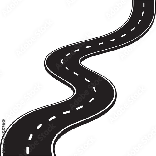 A winding road stretches into the distance, inviting a journey of discovery and adventure.