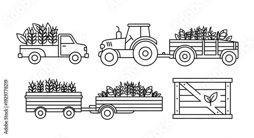 Farm Equipment and Produce Transportation Vehicles.