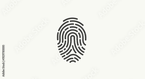 Closeup of a single fingerprint.