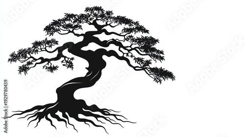Bonsai Tree Silhouette