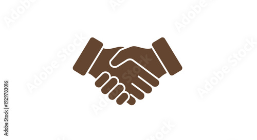 Handshake Icon Symbolizing Partnership Agreement.