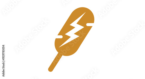 Hot dog with bite taken.