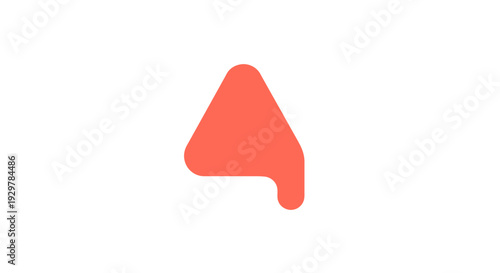 Red Blotch with Curved Edge Shape.