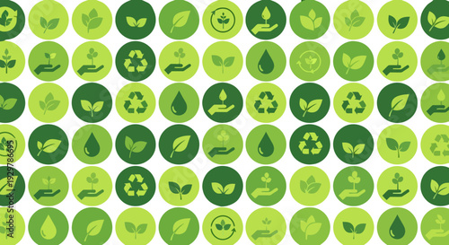 eco icons pattern