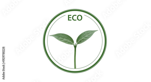 eco green sprout logo