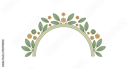 Floral Archway Border