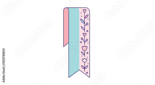 Floral Bookmark Design