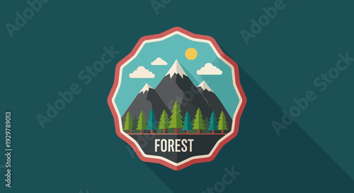 Forest Mountain Badge