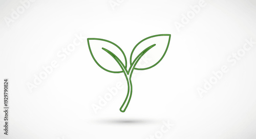 Green sprout icon