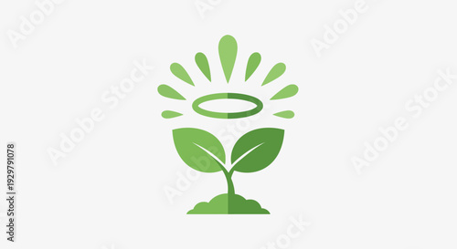 Green sprout growing