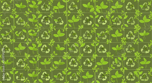 Green Recycling Pattern