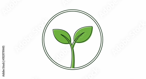 Green sprout icon