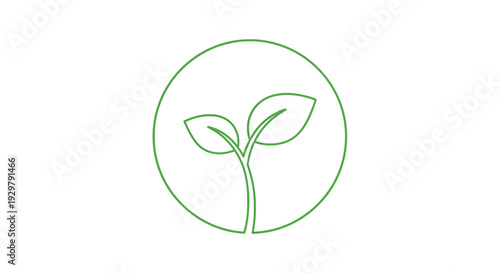 Green sprout icon
