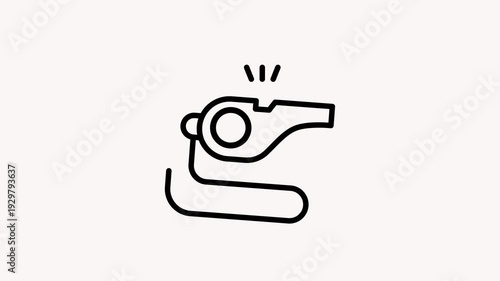 Whistle Animation Icon