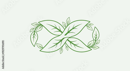 infinity leaves symbol