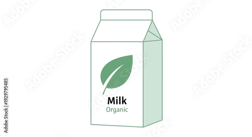 organic milk carton
