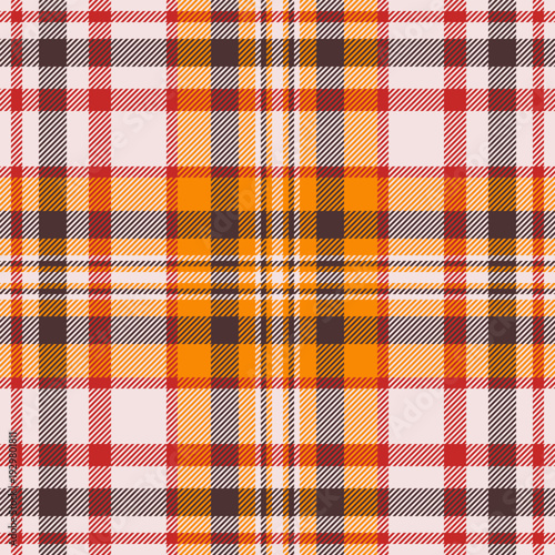 Plaid pattern optimized for lookbooks, catalogs, and e-commerce. Strong tartan rhythm highlights summer s. Vector scalability enables size freedom.