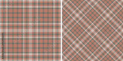 Vector tartan plaid of background textile texture with a pattern fabric check seamless. Set in vintage colors of messy stripe art.