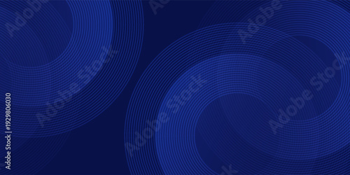 Blue Abstract Tech Finance Fintech Background Abstract Cricle Pattern. Abstract Business Tech Science Design Modern