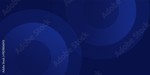Blue Abstract Tech Finance Fintech Background Abstract Cricle Pattern. Abstract Business Tech Science Design