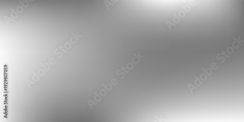 Vector silver foil mesh background with metal mirror texture. Chrome gradient surface abstract simple art