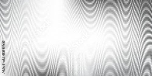 Lines white and silver foil background with metal mirror texture. Chrome gradient surface simple