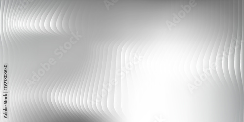 Vector silver foil background with metal mirror texture. Chrome gradient surface art abstract simple