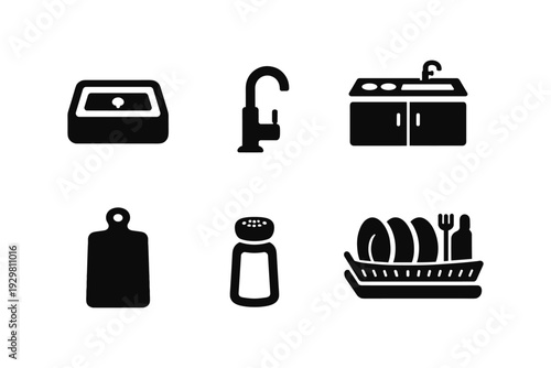 Kitchen Icons Set