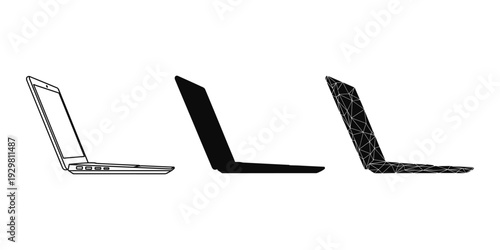 Three Laptop Styles