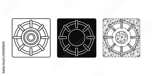 Gas Stove Burner Icons