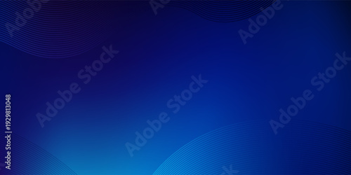 Blurred blue gradient art background design with concave lines on the edges very abstract blue 4K.