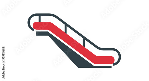 red escalator icon